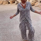 🔥Ensemble 2 pièces chemise et pantalon boutonnés imprimés
