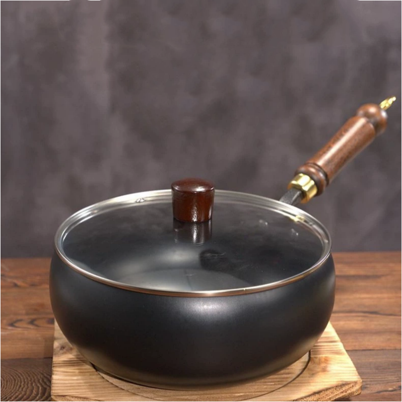 🔥Wok Épais en Fonte Non Revêtu🎁C'est le dernier jour de la promotion🚨 !