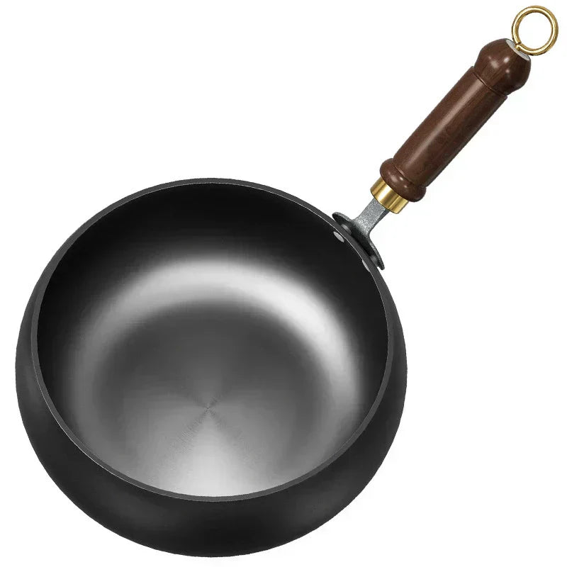 🔥Wok Épais en Fonte Non Revêtu🎁C'est le dernier jour de la promotion🚨 !