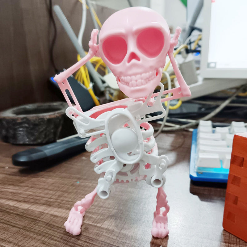 ⏳Réduction limitée de 50%💥Jouet de décoration squelette dansant imprimé en 3D