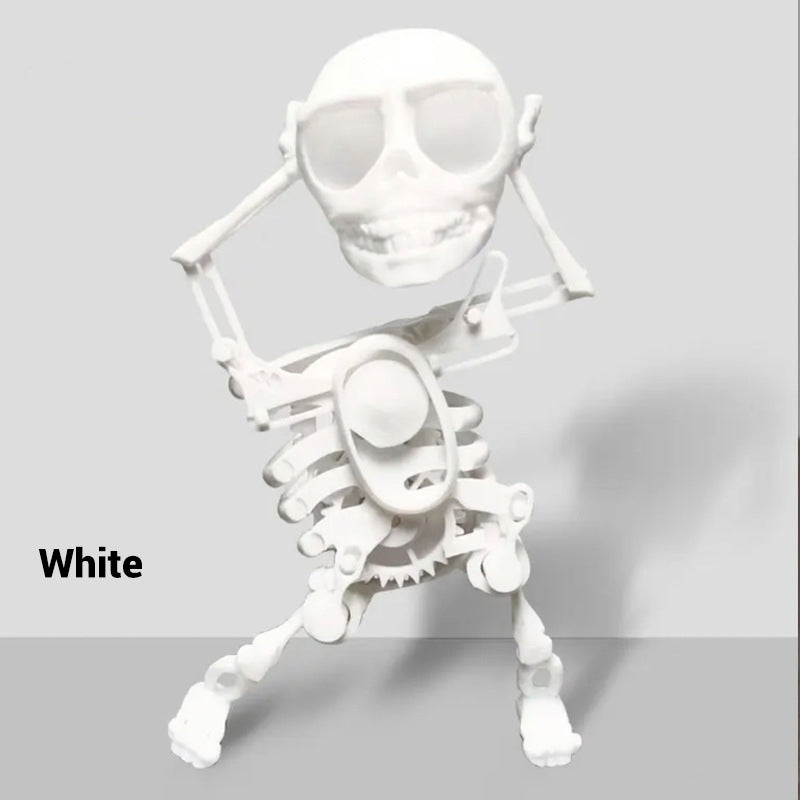 ⏳Réduction limitée de 50%💥Jouet de décoration squelette dansant imprimé en 3D