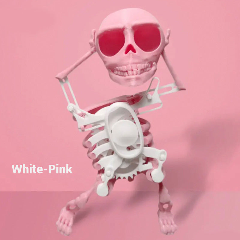 ⏳Réduction limitée de 50%💥Jouet de décoration squelette dansant imprimé en 3D