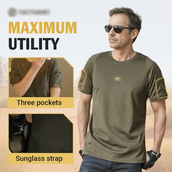 ⏳Réduction limitée de 50%🎁 T-Shirt tactique Outdoor Performance✨