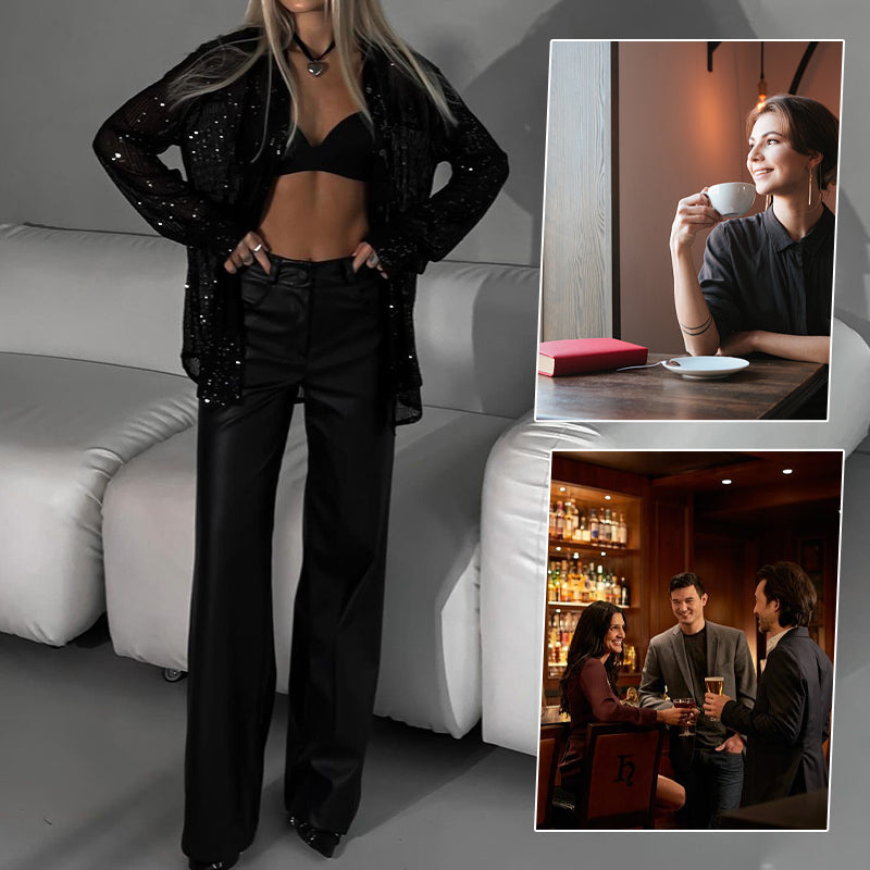 Collection de chemises à paillettes scintillantes👔 Six couleurs disponibles, pour que vous soyez le centre de l'attention à chaque soirée !