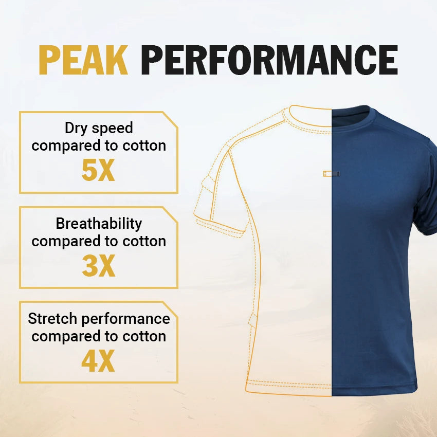 ⏳Réduction limitée de 50%🎁 T-Shirt tactique Outdoor Performance✨