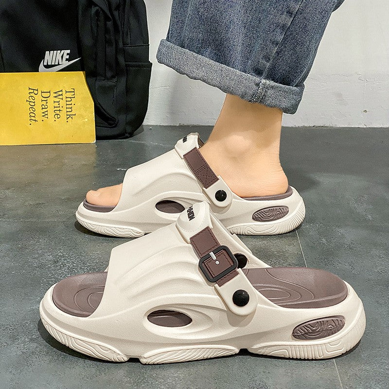 【Jamais de pieds malodorants】Chaussons antidérapants en EVA à semelle épaisse