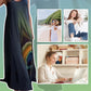 Robe maxi ample à bretelles spaghetti et motif floral