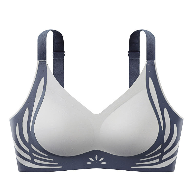 ✨ Vente du dernier jour 49% de réduction✨Soutien-Gorge Push-Up Froncé à Blocs de Couleurs Sans Couture