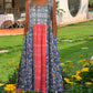 Robe sans manches à imprimé floral pour femme