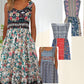 Robe sans manches à imprimé floral pour femme