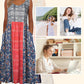 Robe sans manches à imprimé floral pour femme