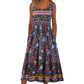Robe sans manches à imprimé floral pour femme