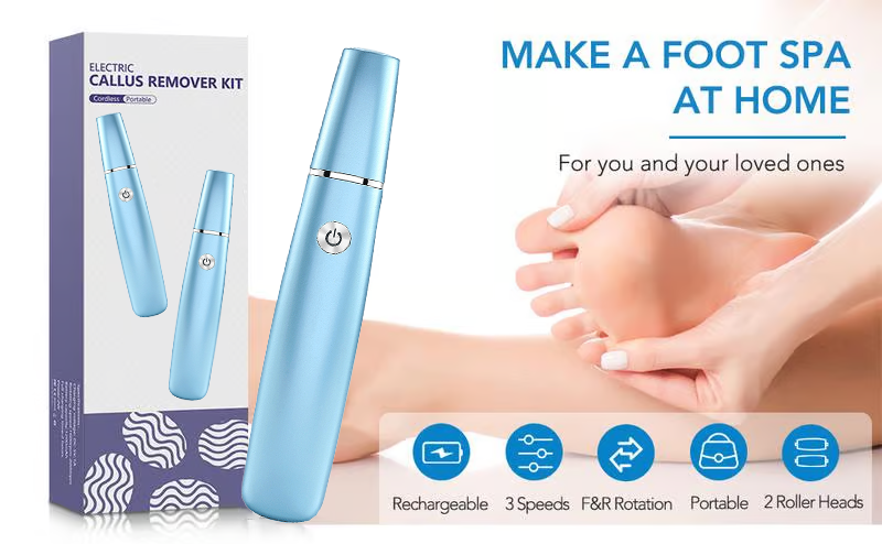💥Offre à durée limitée 50 % RÉDUCTION⚡Extracteur de callosités électrique pour les pieds
