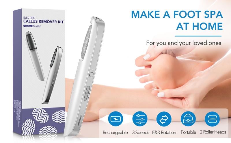 💥Offre à durée limitée 50 % RÉDUCTION⚡Extracteur de callosités électrique pour les pieds