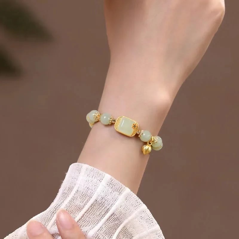💥offre limitée dans le temps🔥Bracelet en perles de jade Hotan