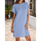 💃Robes amples à manches roulées et à poches pour femmes