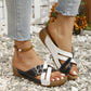 🌸50% de réduction pour une durée limitée🔥Women's Summer Adjustable Cross Strap Casual Sandals