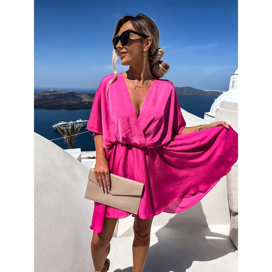 Robes à taille flottante et à ourlet irrégulier pour femmes
