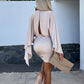 Robe dos nu avec manches chauve-souris