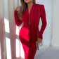 Robe sexy à manches longues pour femmes