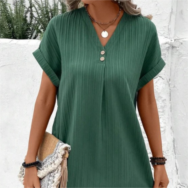 🍃Women's Monochrome V-Neck Dress🌷