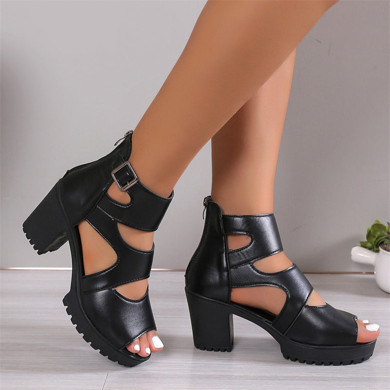 🔥Sandales à talons hauts ouvertes pour femmes