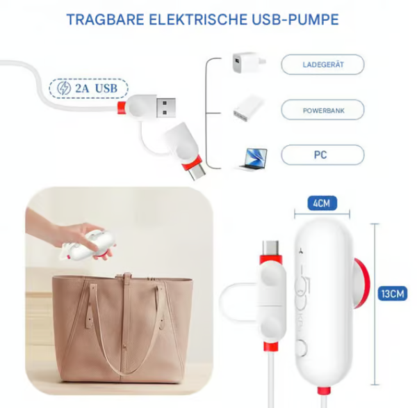 🔥6 paquets de sacs de compression sous vide électriques USB - Gagnez de l'espace, voyagez léger !
