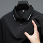 ✈️Livraison gratuite à l'achat de 2✈️T-shirt à manches courtes avec revers pour les hommes d'affaires décontractés