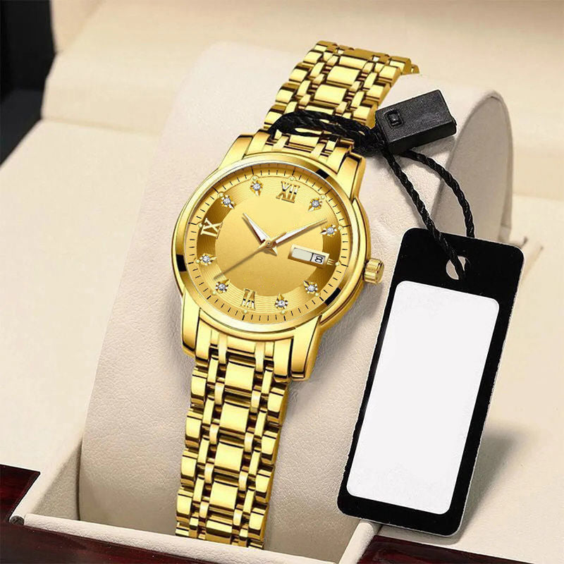 Montre lumineuse étanche pour femme