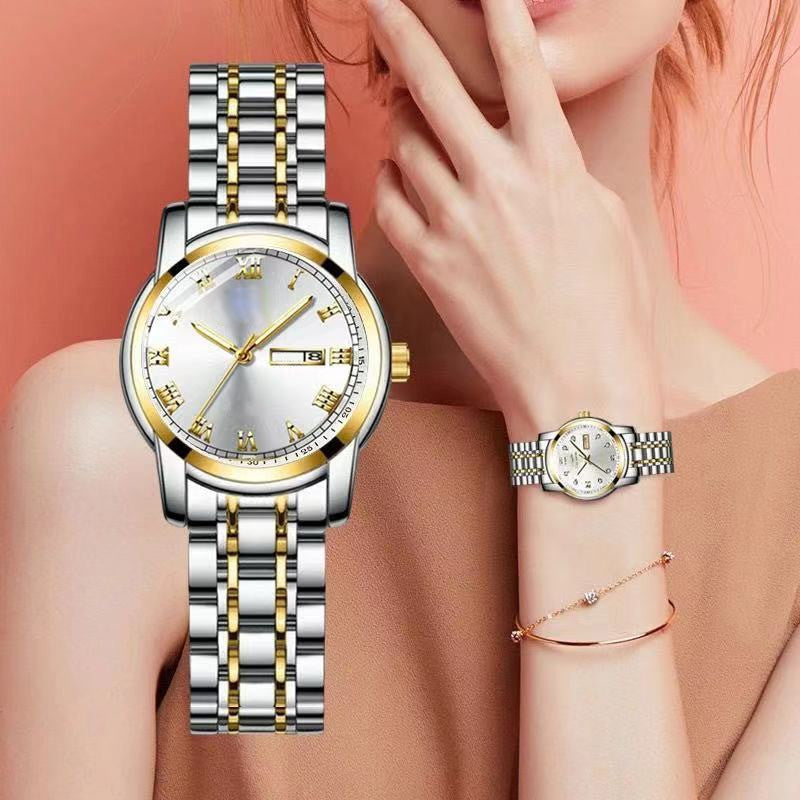 Montre lumineuse étanche pour femme