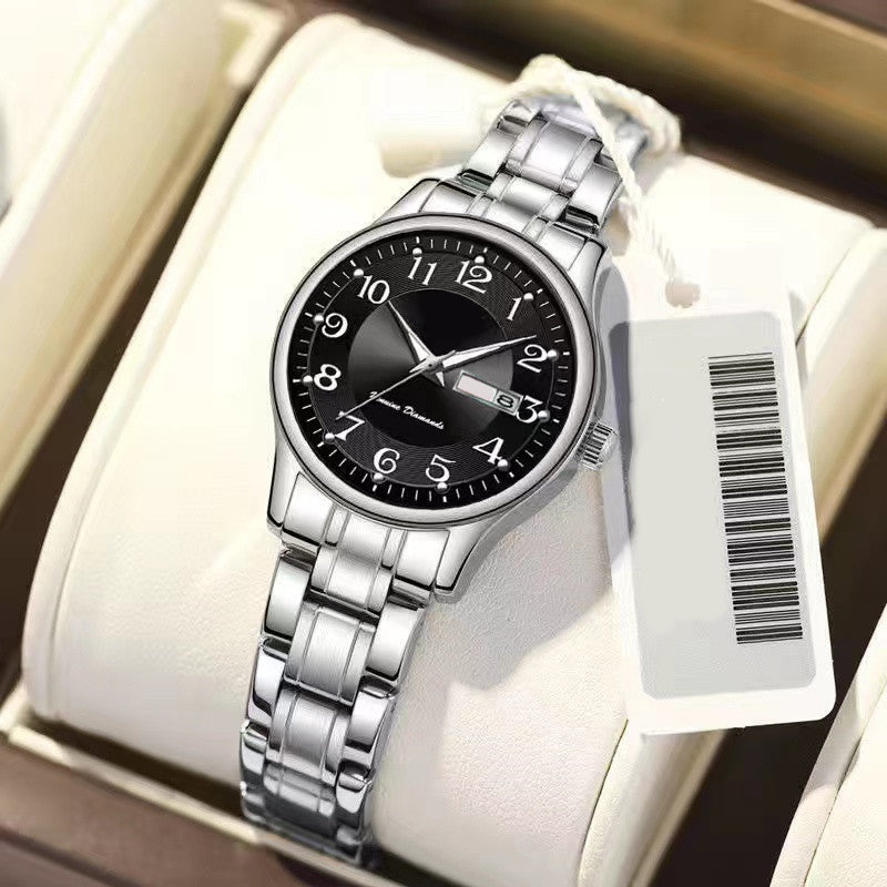 Montre lumineuse étanche pour femme