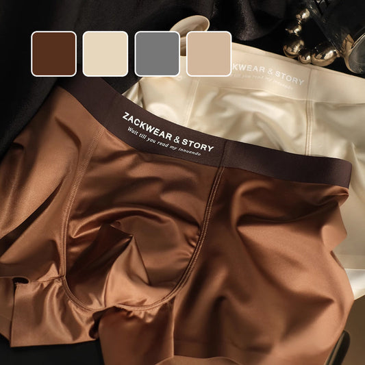 ❄️Caleçon boxeur de luxe brillant et extensible pour hommes