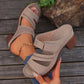 Sandales à talons hauts et à bouts ouverts pour femmes