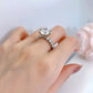 💍cadeau pour elle | 5 carats lumière de la lune en argent sterling moissanite bague
