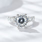 💍cadeau pour elle | 5 carats lumière de la lune en argent sterling moissanite bague