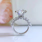 💍cadeau pour elle | 5 carats lumière de la lune en argent sterling moissanite bague