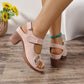 👡Sandales pour femmes à bout ouvert et à boucle métallique et à talons hauts👡