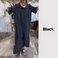 🔥 Robe fendue unie, décontractée, pour femmes🔥