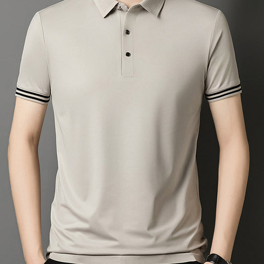 Manches courtes à revers à la mode masculine