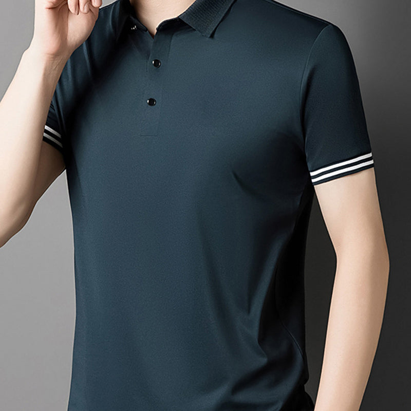 Manches courtes à revers à la mode masculine