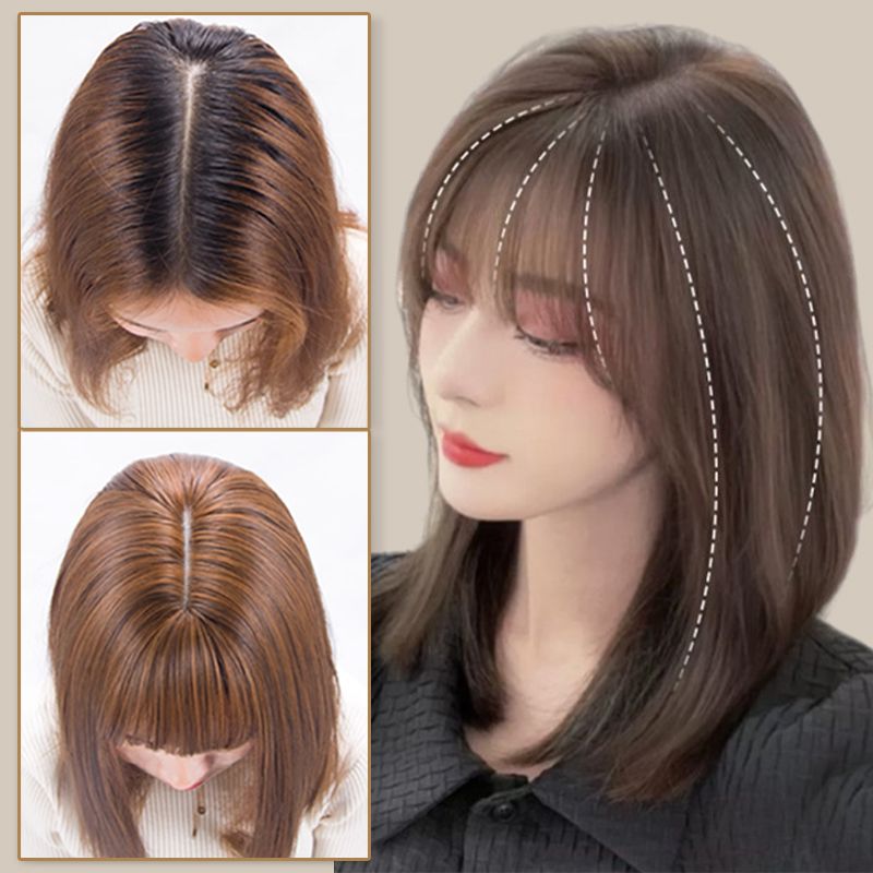 Rend les cheveux immédiatement plus épais🔥Postiche Air Bangs （50% de réduction）
