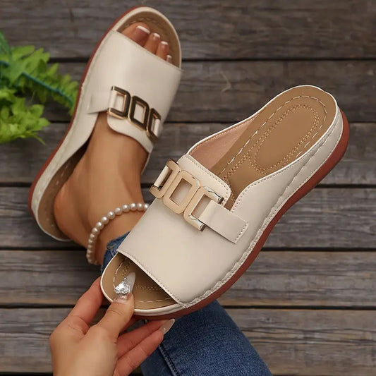 🔥50% de réduction🔥Sandale Venesia à semelle compensé confort