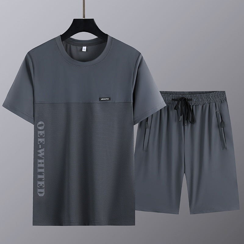 🔥 VENTE DU DERNIER JOUR - 55% DE RÉDUCTION 🔥 Ensemble 2 pièces Top et short à manches courtes pour hommes