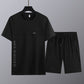 🔥 VENTE DU DERNIER JOUR - 55% DE RÉDUCTION 🔥 Ensemble 2 pièces Top et short à manches courtes pour hommes