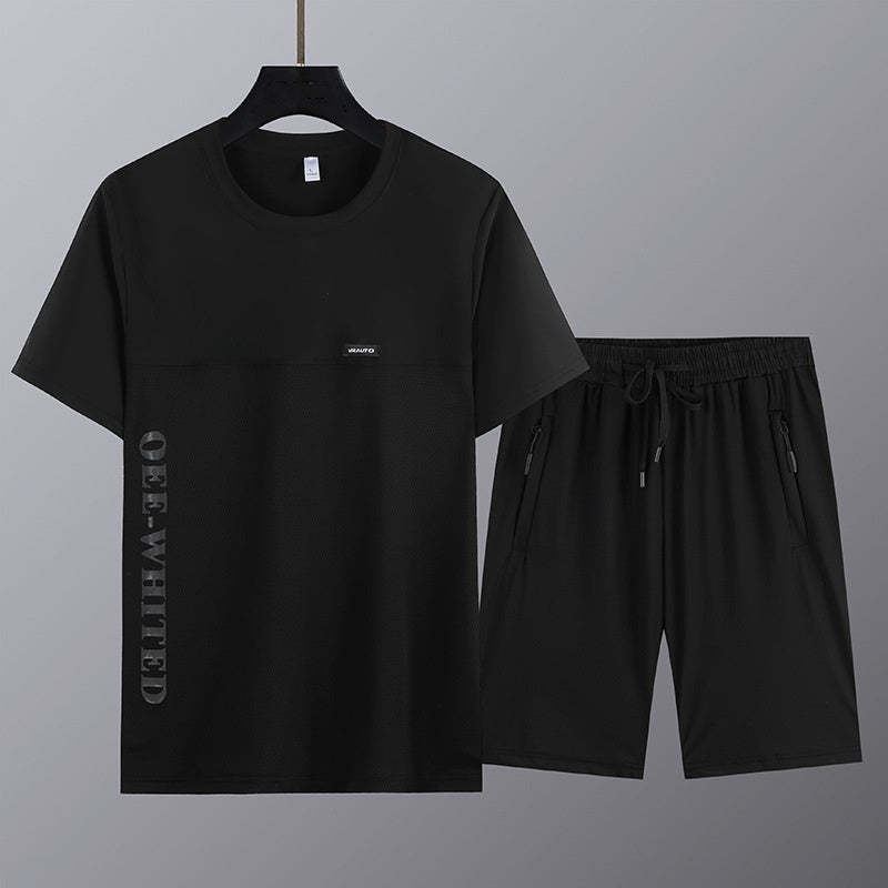 🔥 VENTE DU DERNIER JOUR - 55% DE RÉDUCTION 🔥 Ensemble 2 pièces Top et short à manches courtes pour hommes
