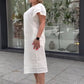 🦋Robe longue ample en blanc