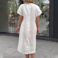 🦋Robe longue ample en blanc