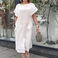 🦋Robe longue ample en blanc
