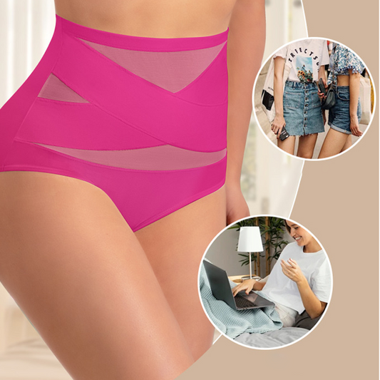 🌟Forme invisible🤱 Sous-vêtements féminins à taille haute avec contrôle du ventre