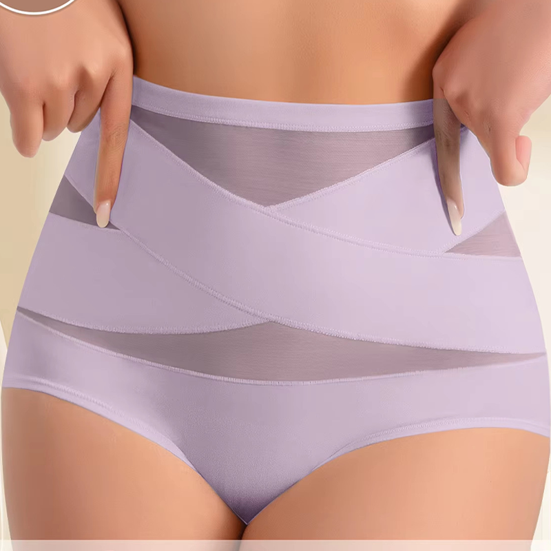 🌟Forme invisible🤱 Sous-vêtements féminins à taille haute avec contrôle du ventre